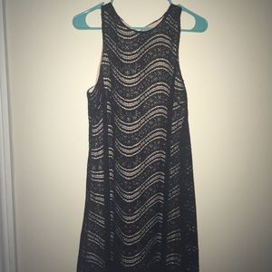 Cream and Black XL dress
